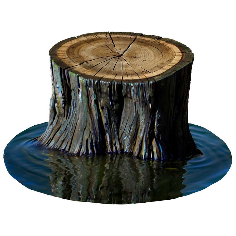 Tree Stump In Water Png 80