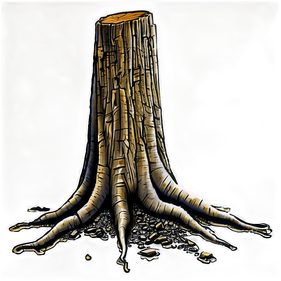 Tree Stump With Roots Png 75