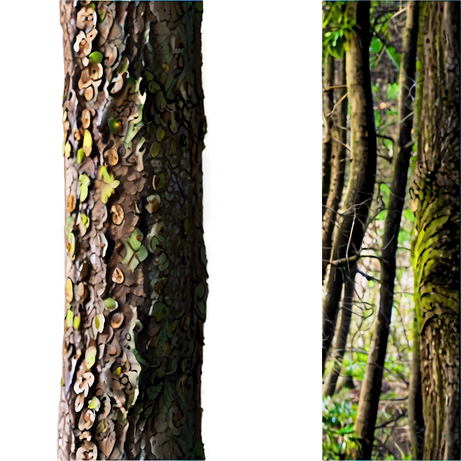 Tree Trunk In Forest Png 05242024