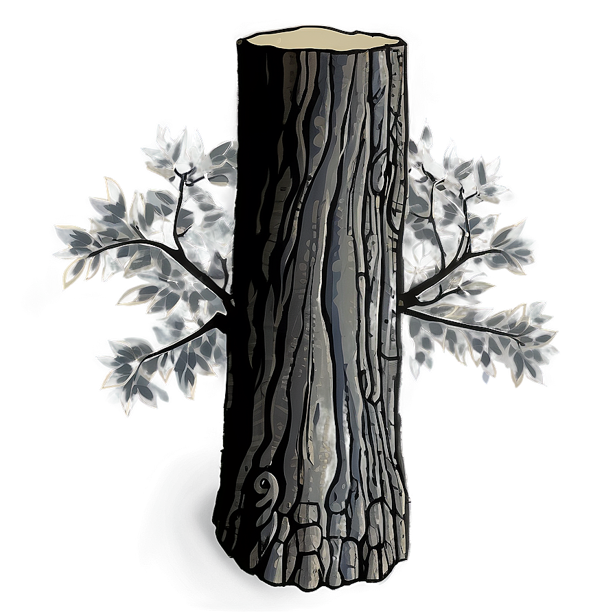 Tree Trunk Sketch Png Vws88