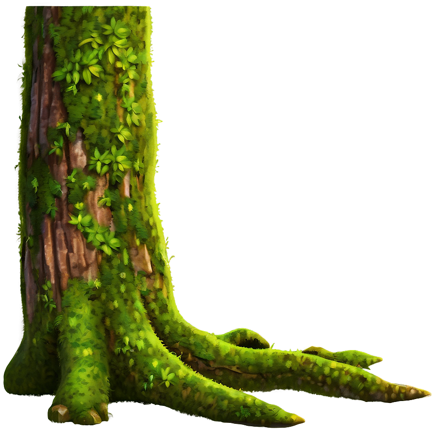 Tree Trunk With Moss Png Ibk