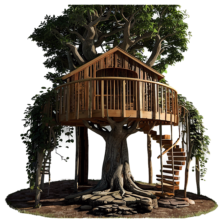 Treehouse For Meditation Png Ymw89