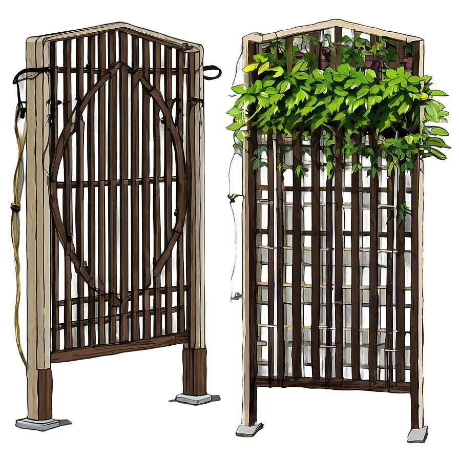 Trellis For Garden Dividers Png Egk