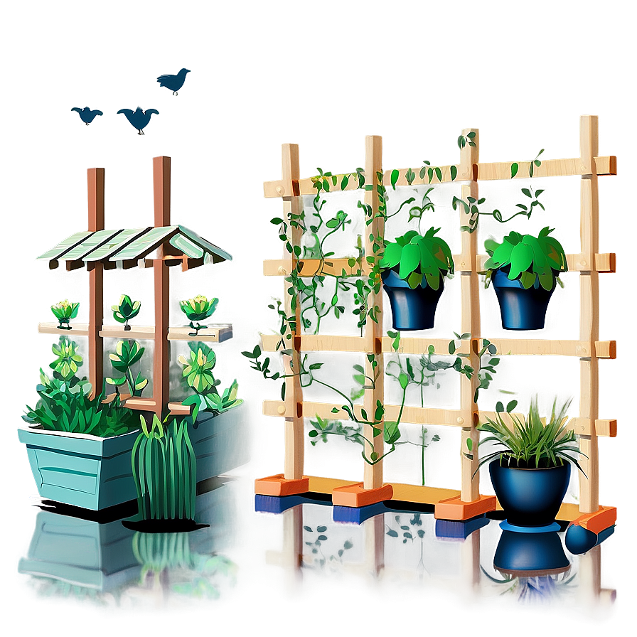 Trellis For Herb Gardens Png Nfo56