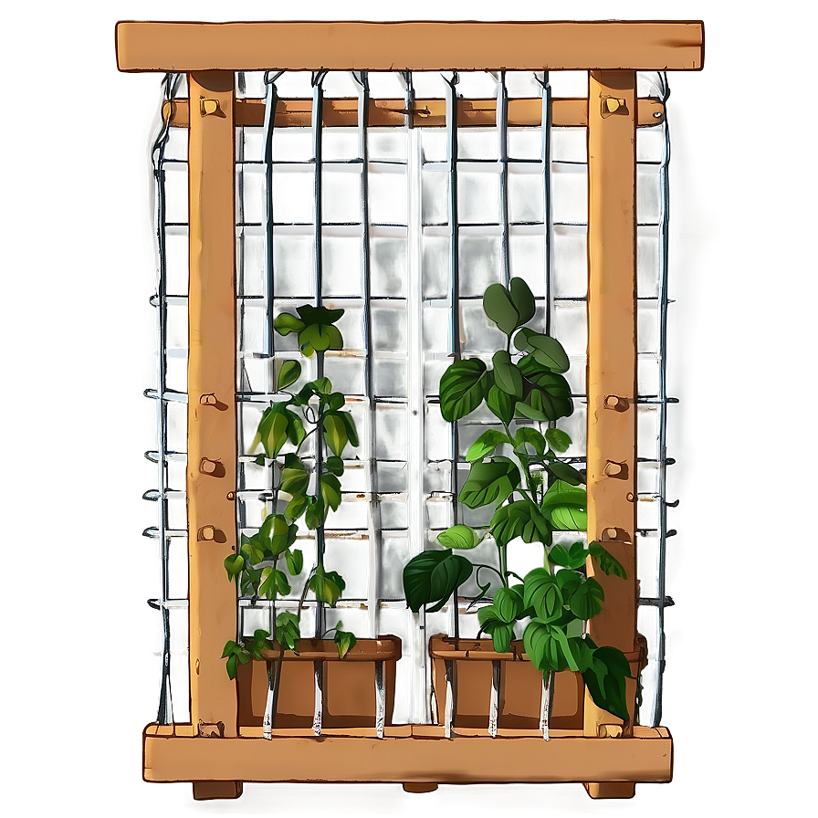 Trellis For Herb Gardens Png Wkb