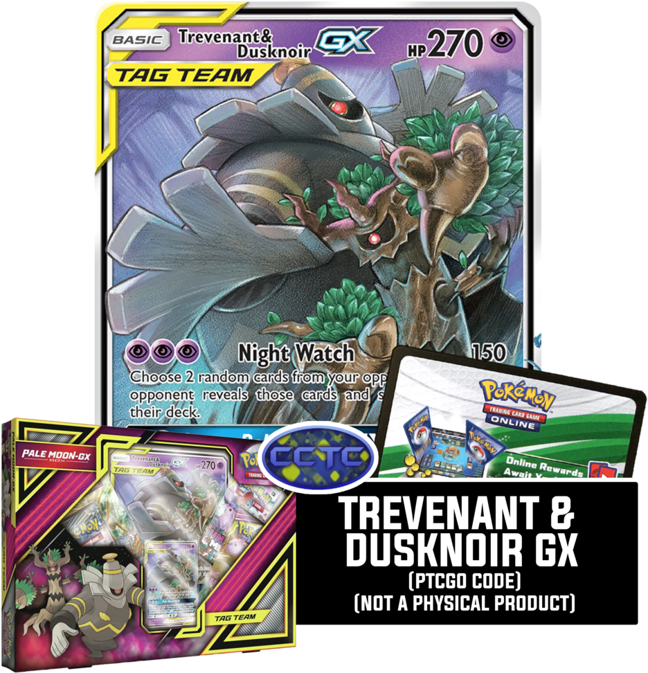 Trevenant Dusknoir G X Pokemon Card