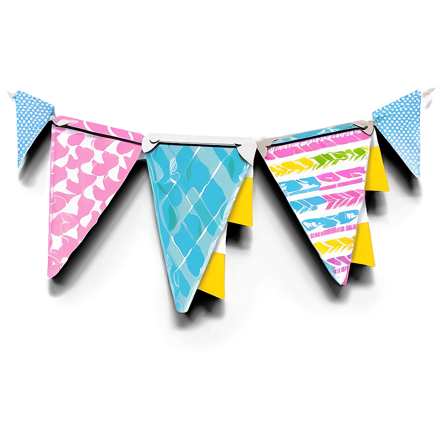 Triangle Banner For Baby Showers Png 06272024