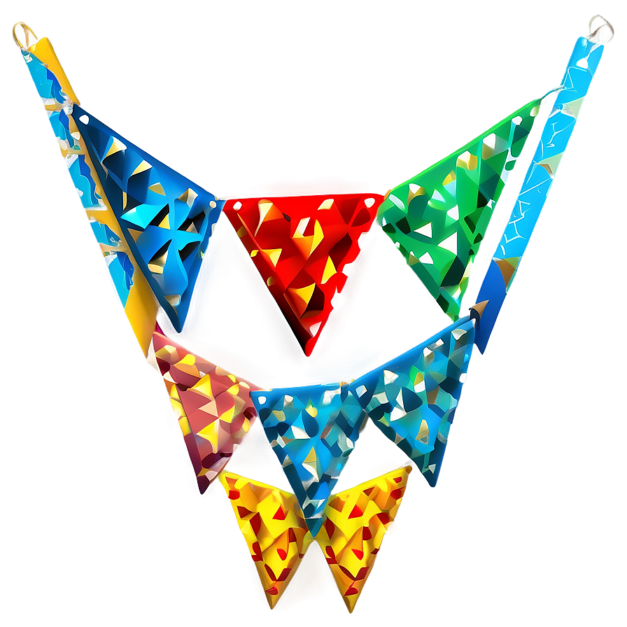 Triangle Banner For Special Occasions Png 06272024