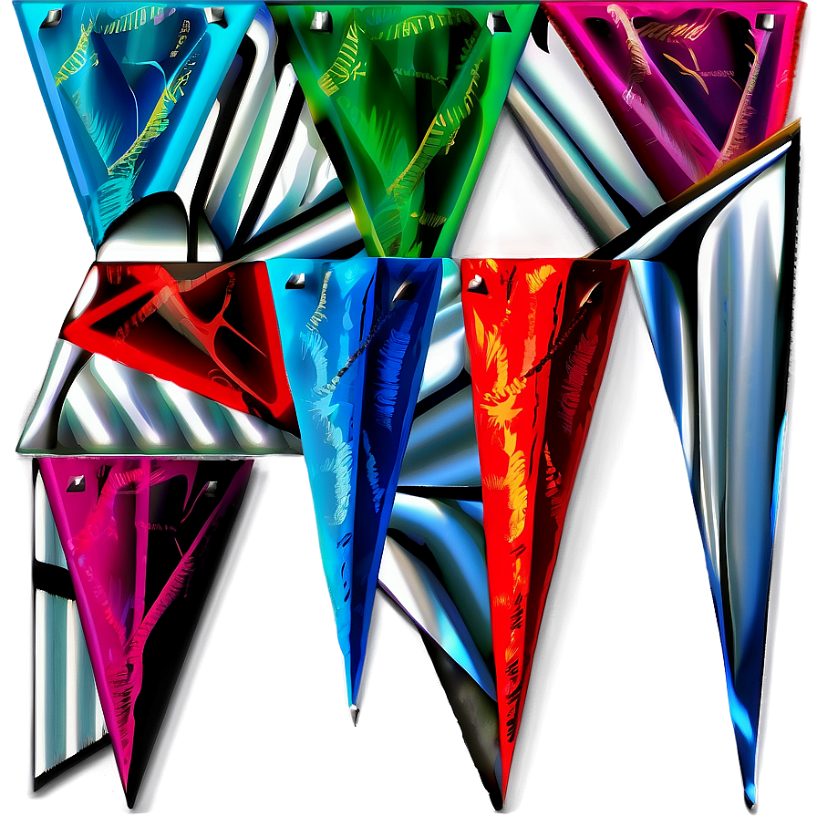 Triangle Banner For Special Occasions Png 79