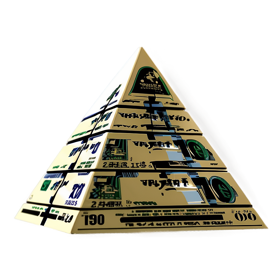 Triangle Money Pyramid Png 05042024