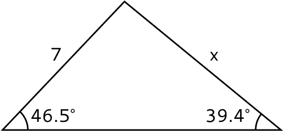 Triangle Side Angle Measurement