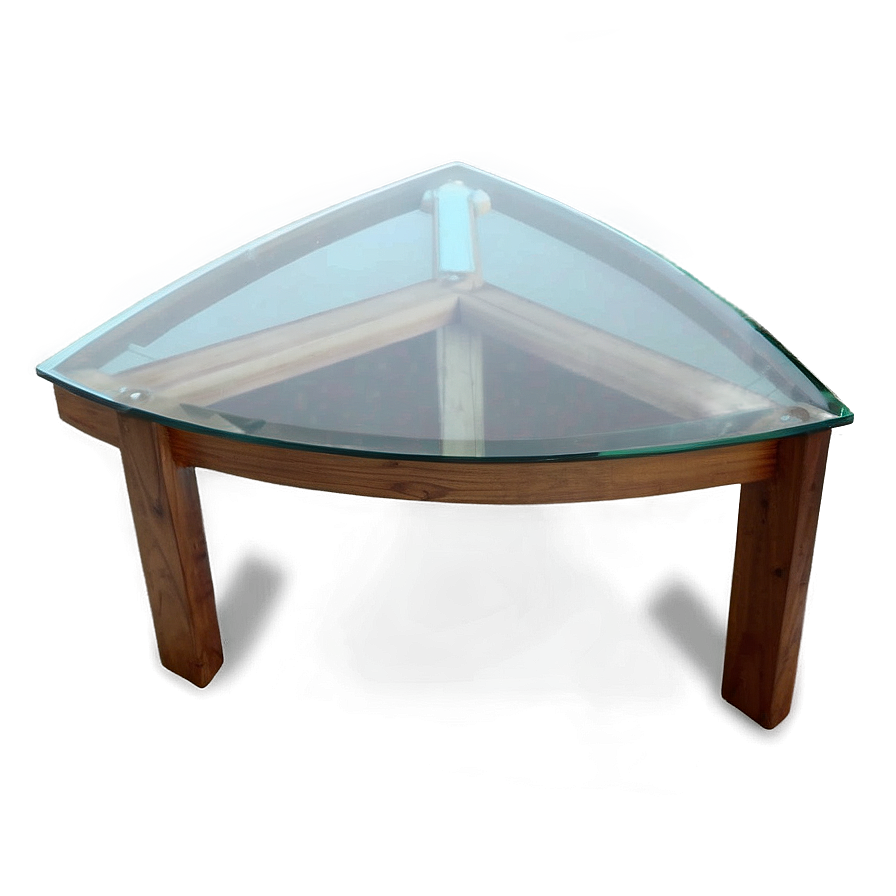 Triangular Glass Coffee Table Png 33