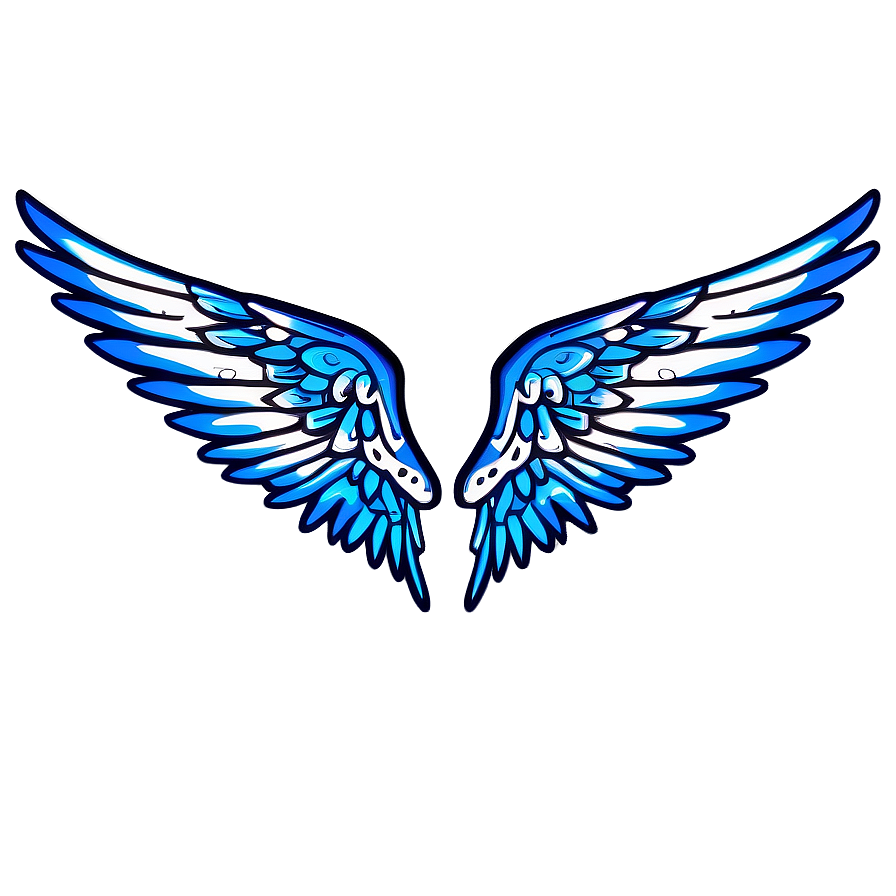 Tribal Angel Wings Illustration Png 05042024