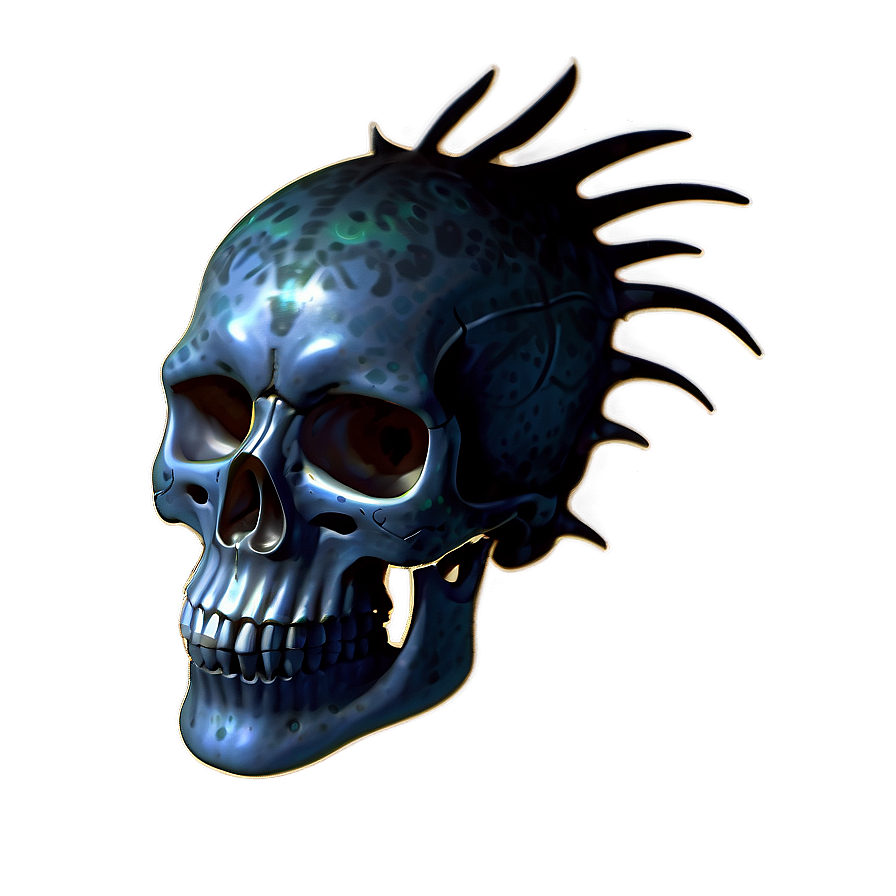 Tribal Black Skull Png Fwv