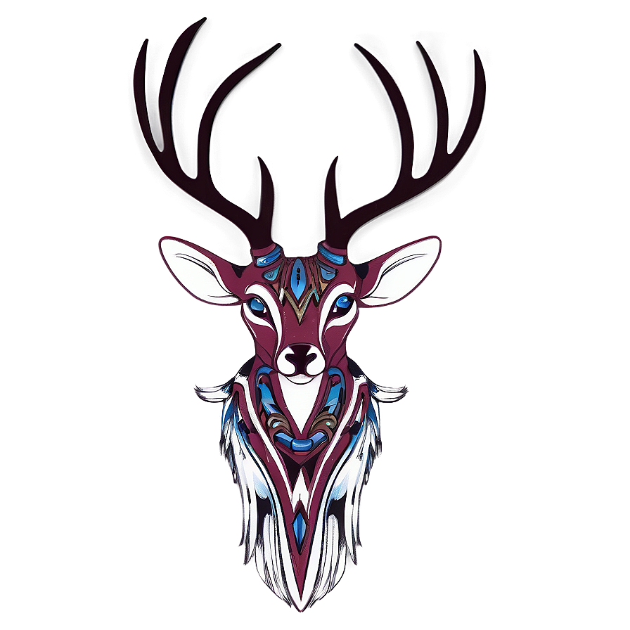 Tribal Buck Tattoo Png Nvr90