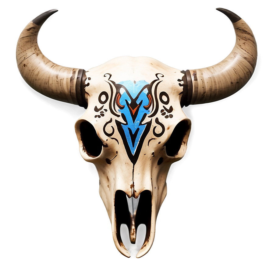 Tribal Bull Skull Design Png Jnn60