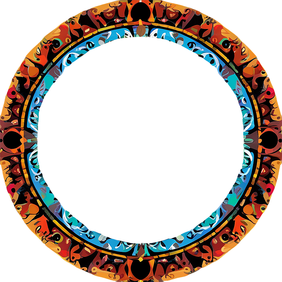 Tribal Circle Frame Png Guh