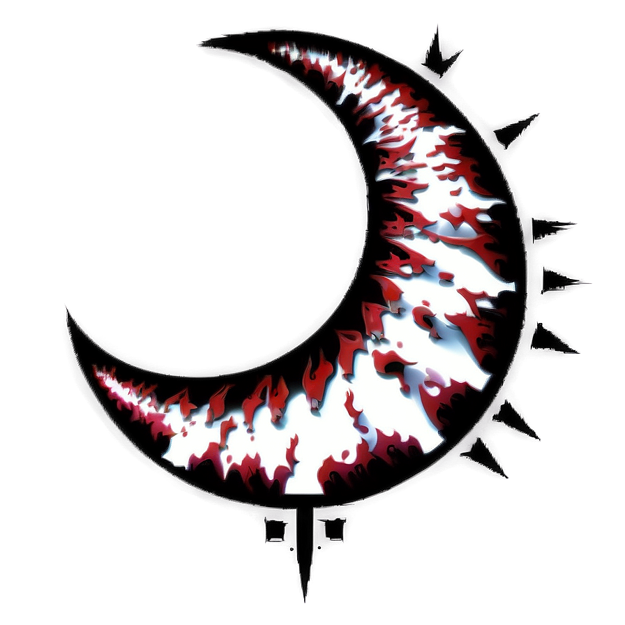 Tribal Crescent Symbol Png 06252024