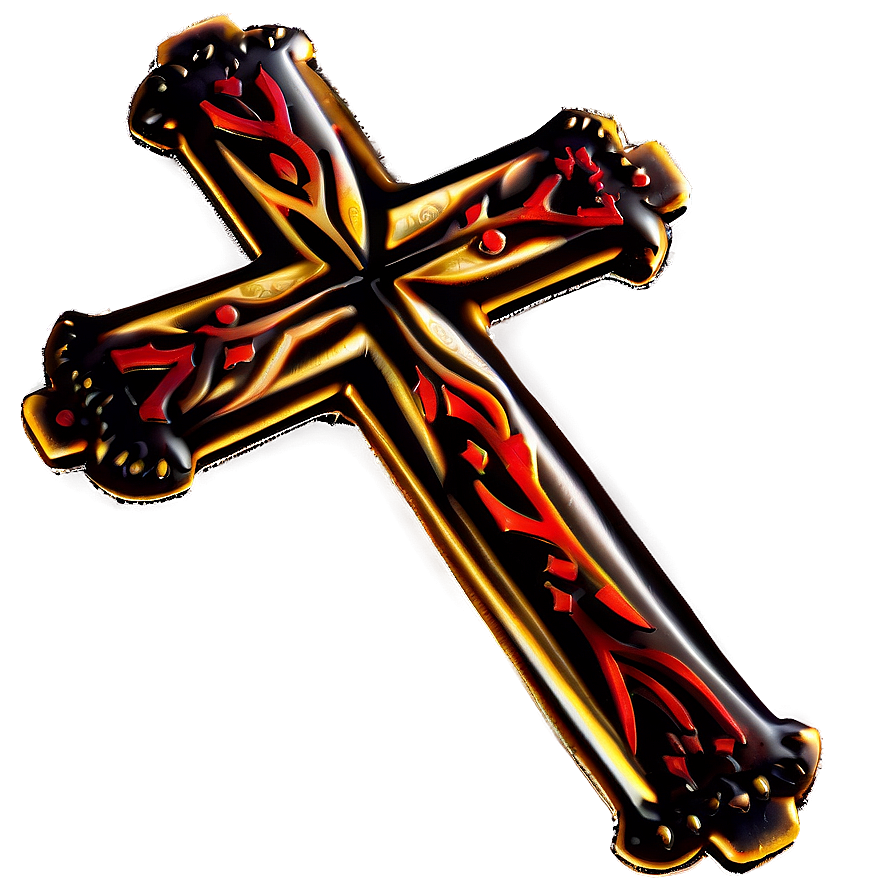 Tribal Cross Png 06292024