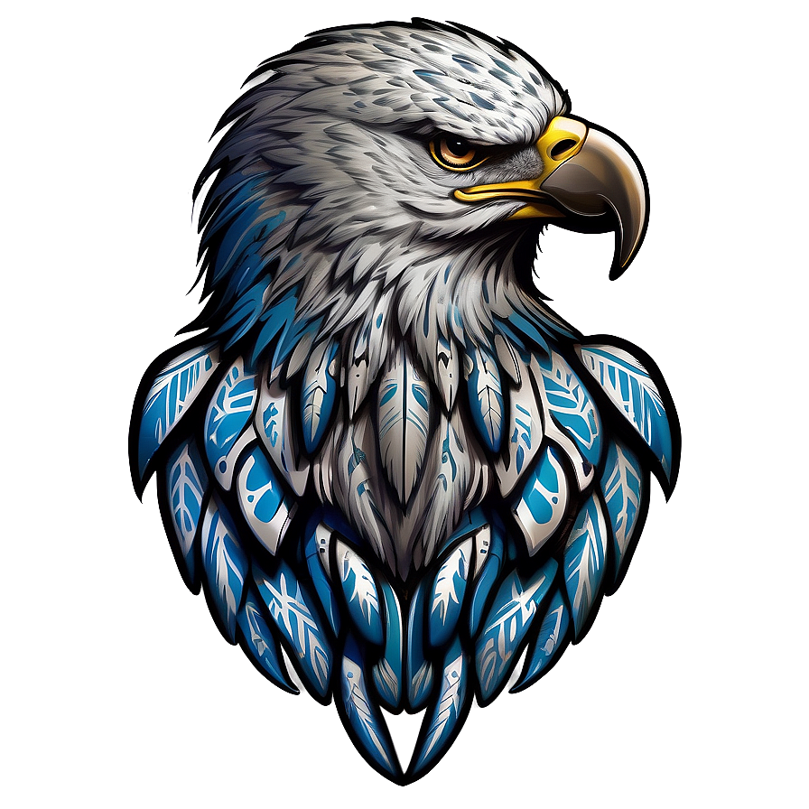 Tribal Eagle Head Tattoo Png 65