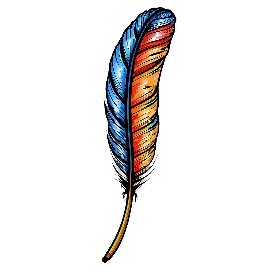 Tribal Feather Tattoo Design Png 05042024