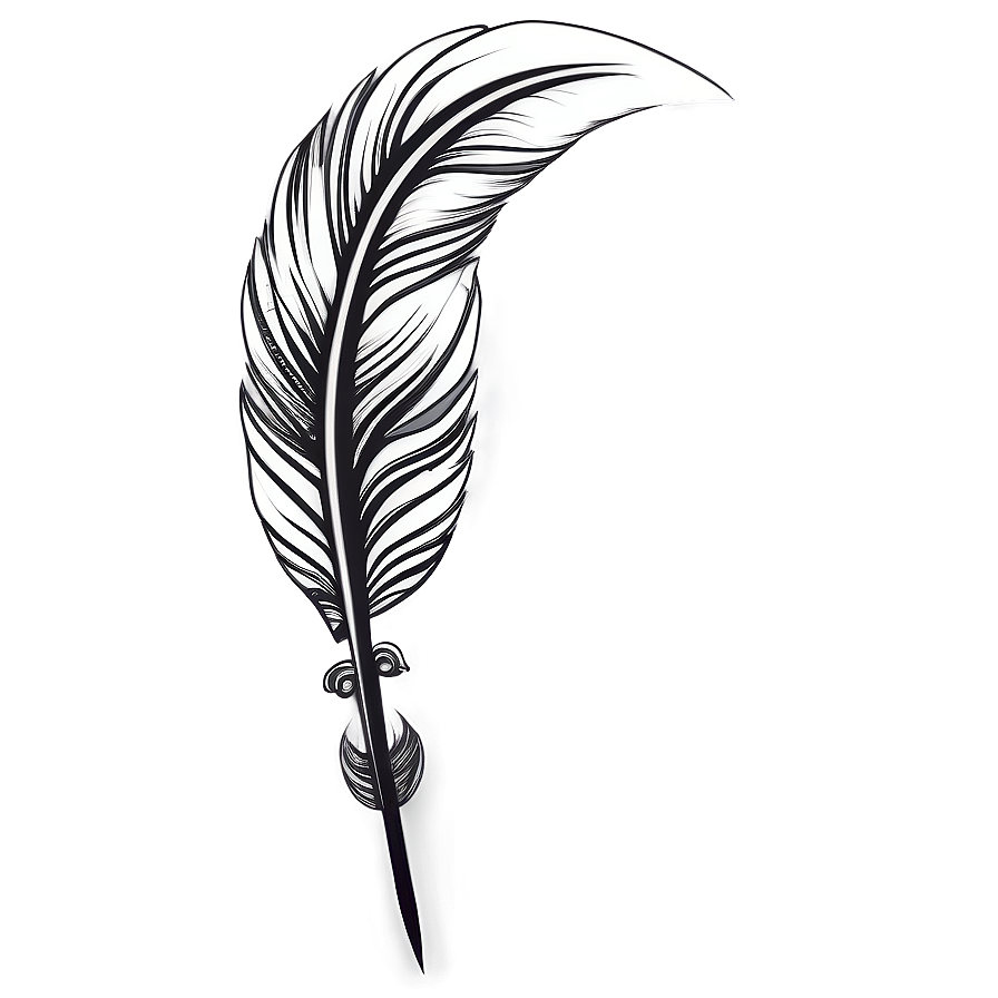 Tribal Feather Tattoo Design Png Unb