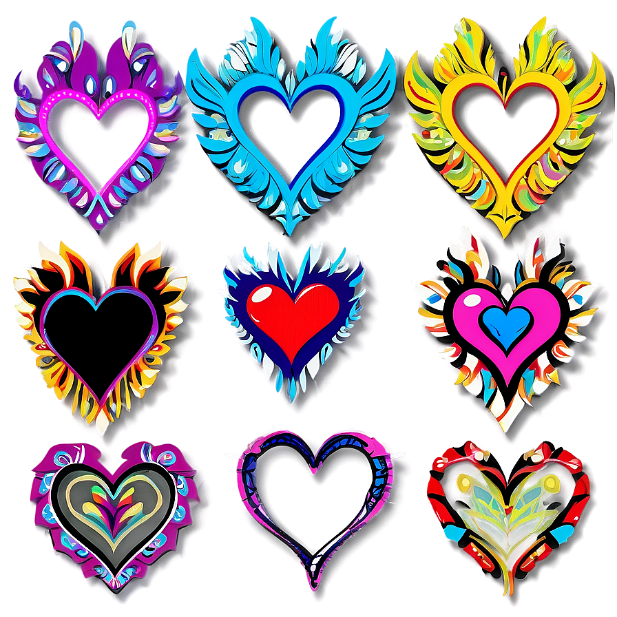 Tribal Heart Clipart Png 78