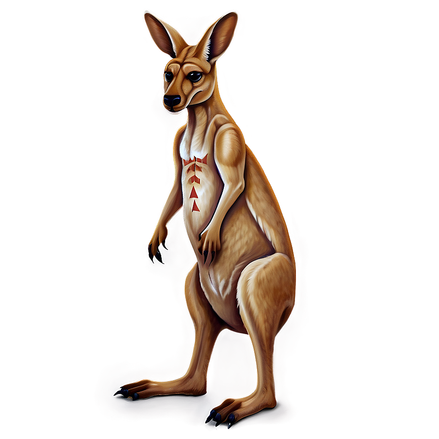 Tribal Kangaroo Png 67