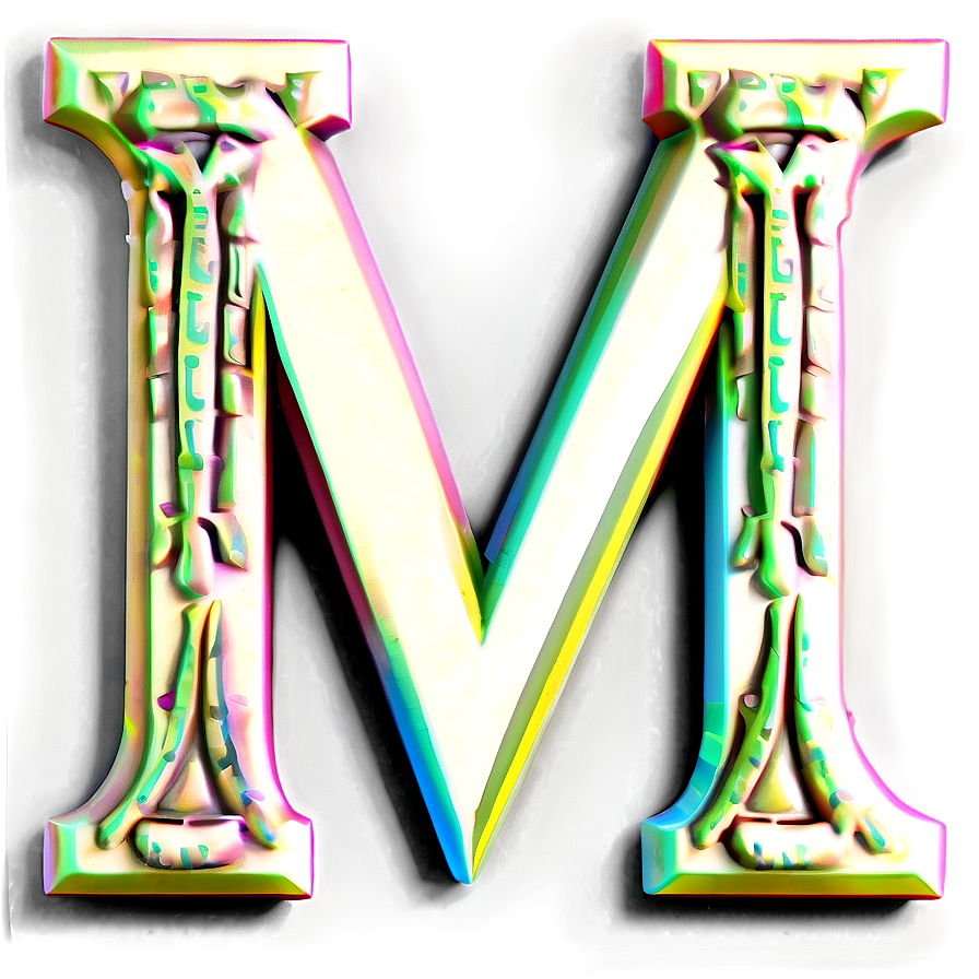 Tribal Letter M Png 06112024