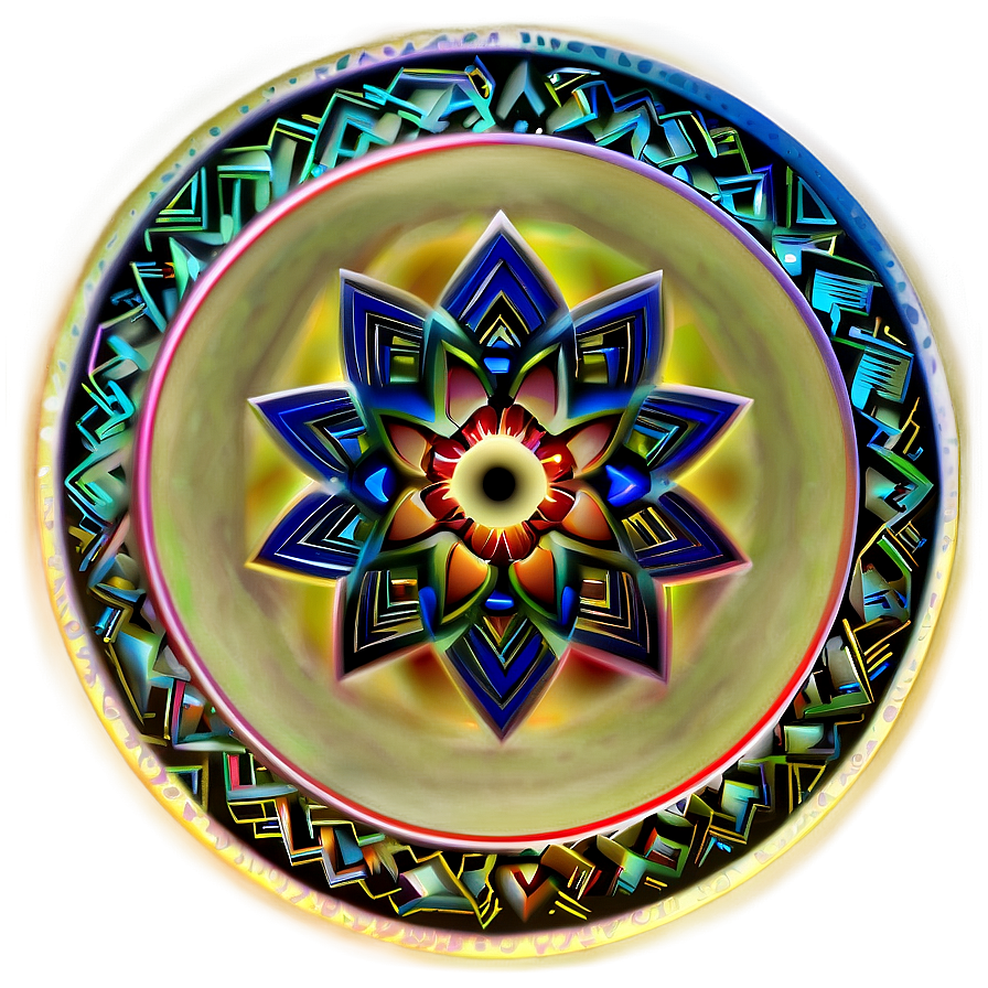 Tribal Mandala Emblem Png 06112024