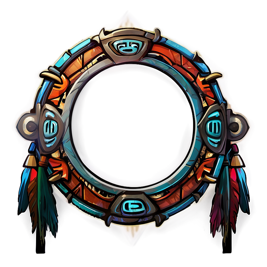 Tribal Token Border Artwork Png Fsi