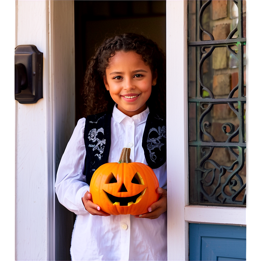 Trick Or Treat Doorstep Surprise Png Ska13