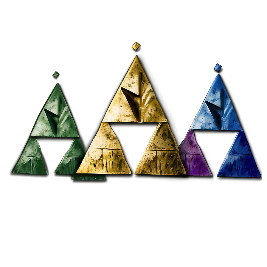 Triforce Grunge Look Png 05242024