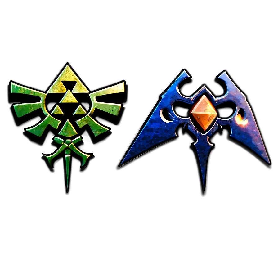 Triforce Grunge Look Png Dah44