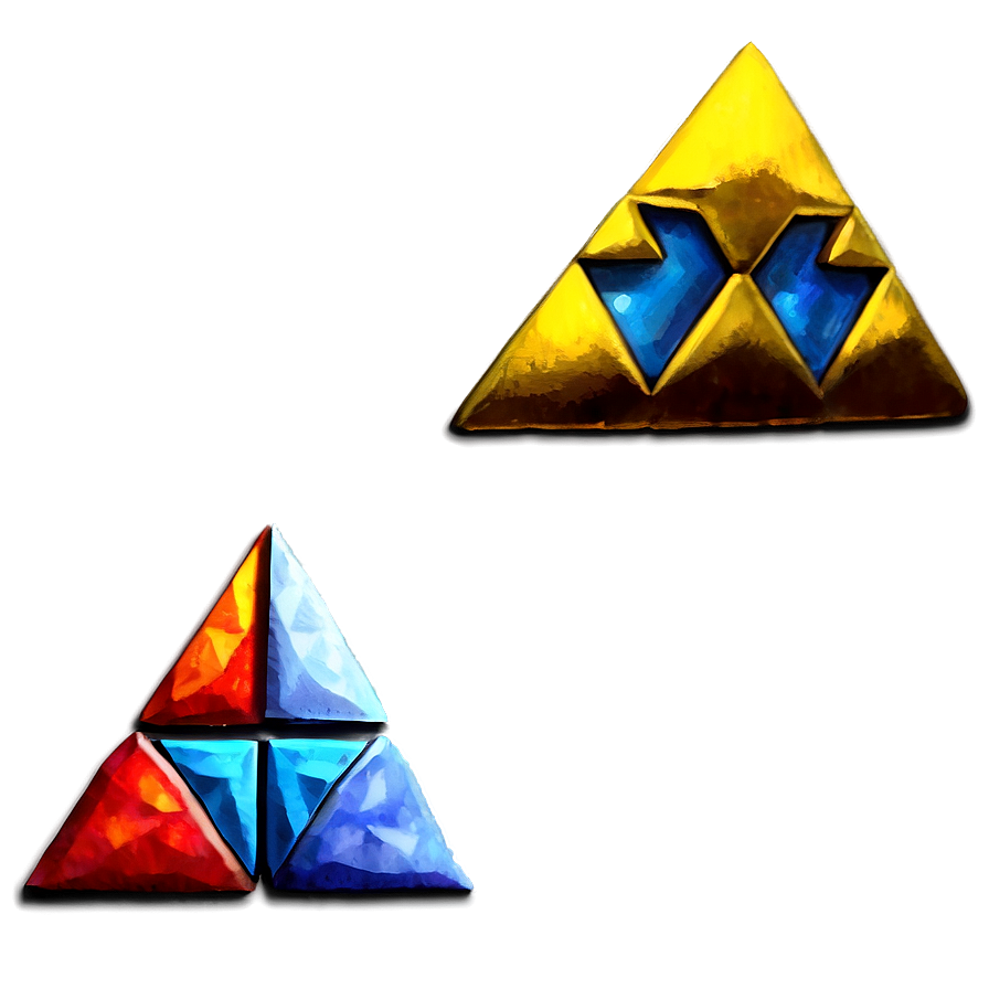 Triforce Tabletop Decor Png 05242024