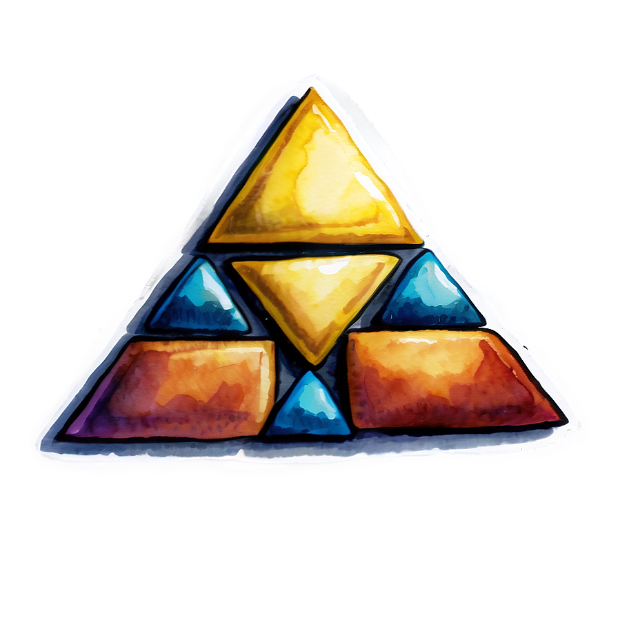 Triforce Watercolor Png 05242024