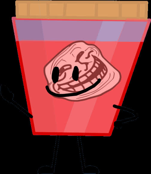 Troll Face Cup Character