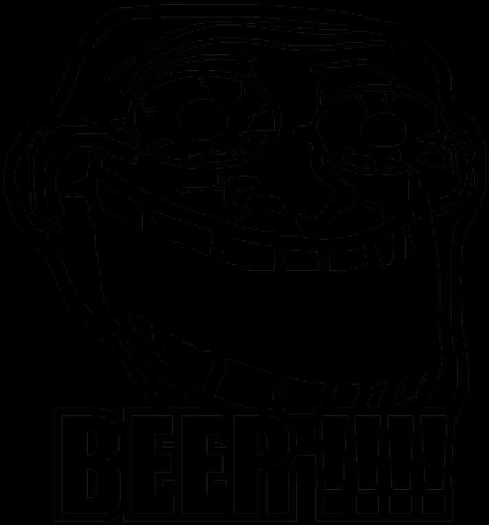 Troll_ Face_ Outline_with_ Text