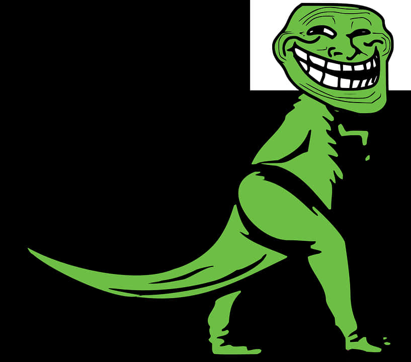 Trollface Dinosaur Hybrid