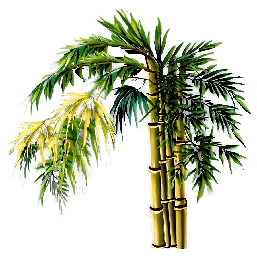 Tropical Bamboo Plants Png Euw28