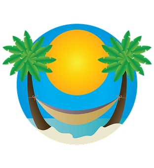 Tropical Beach Icon