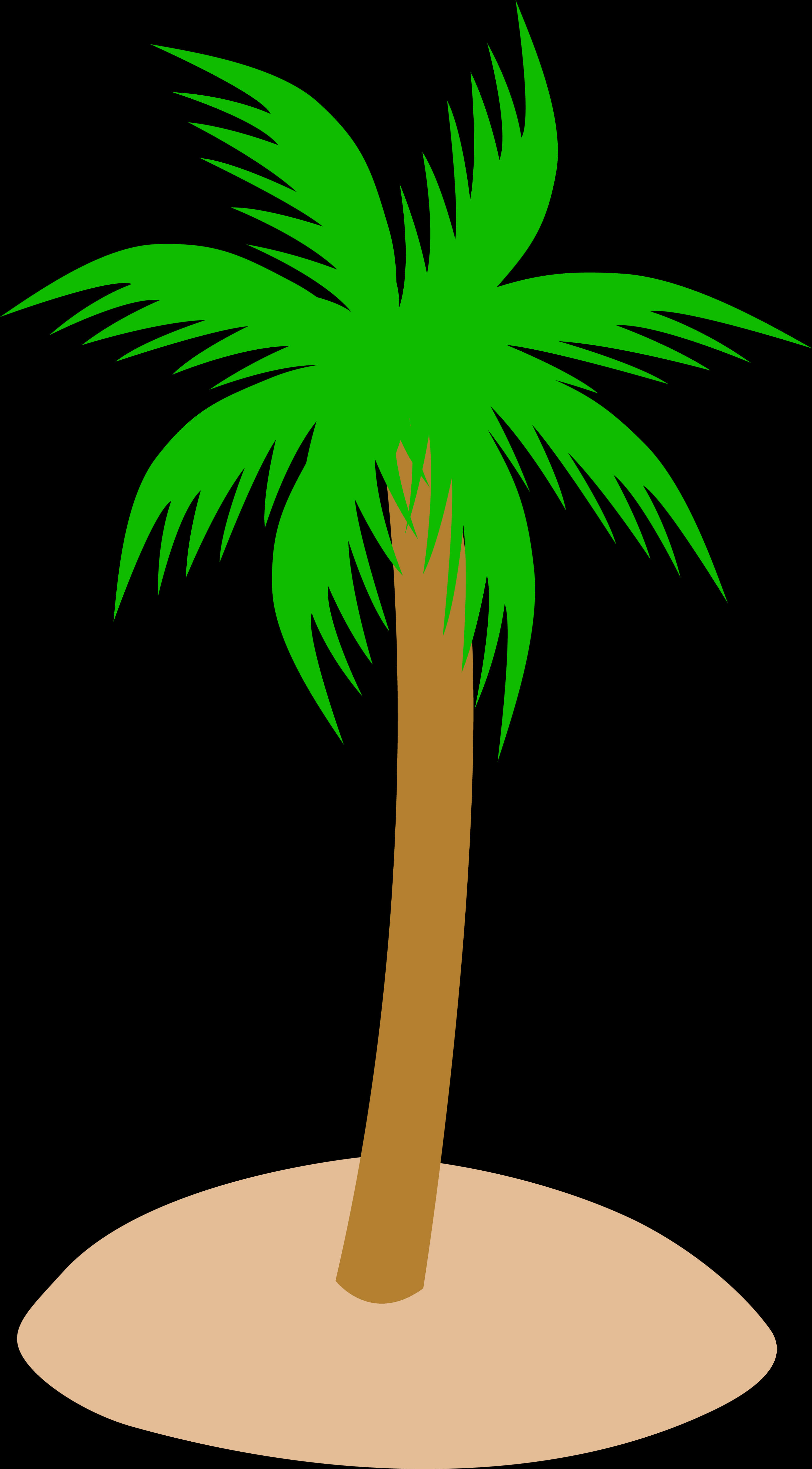 Tropical Coconut Tree Vector