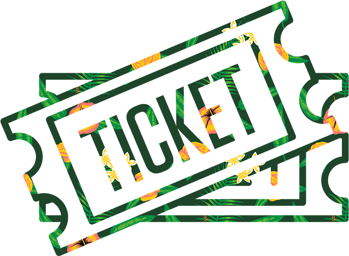 Tropical Design Ticket Illustration