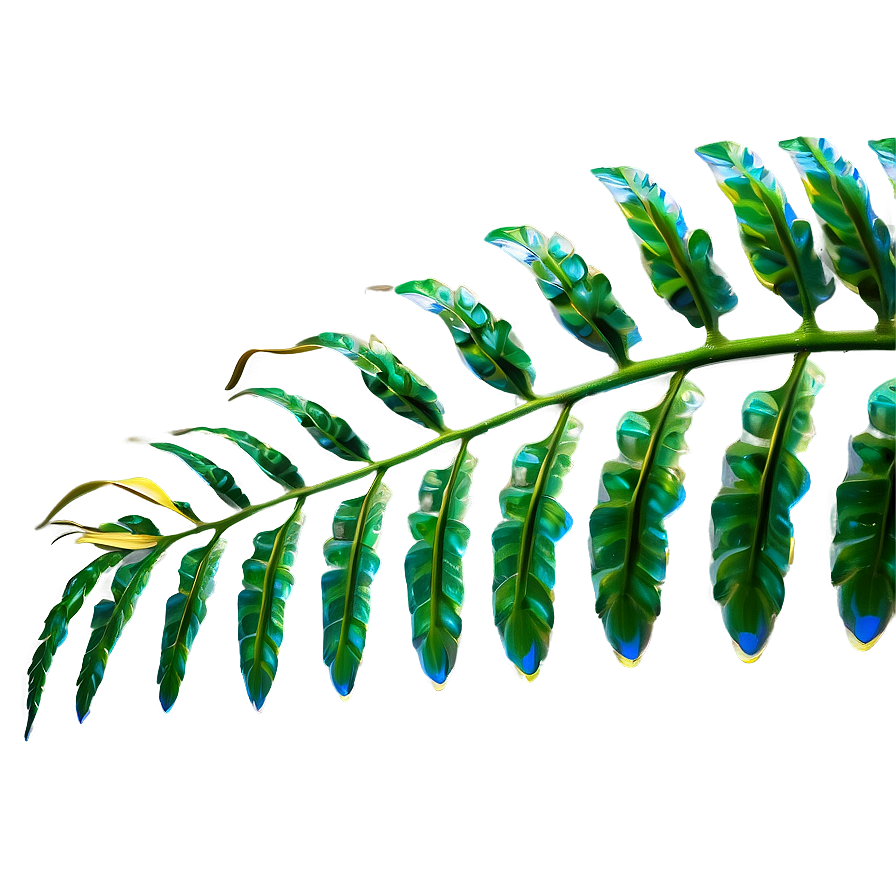 Tropical Fern Leaf Icon Png Xvk26