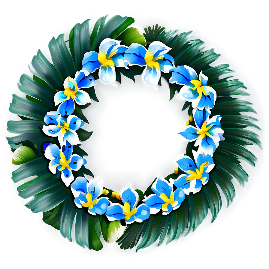 Tropical Flower Circle Png Rfi66