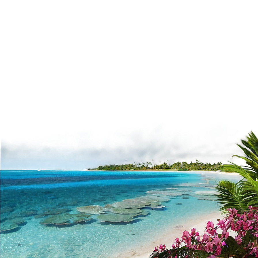 Tropical Island Escape Png Mjx