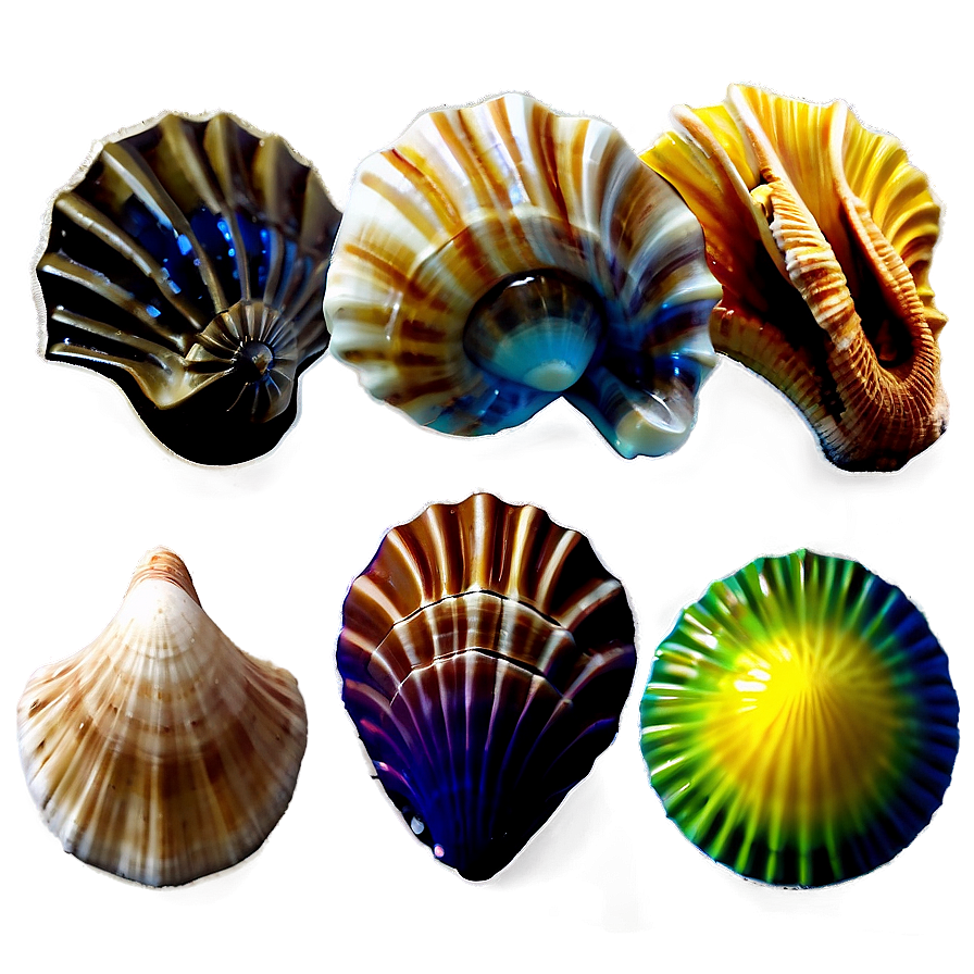 Tropical Island Seashells Png Ovw