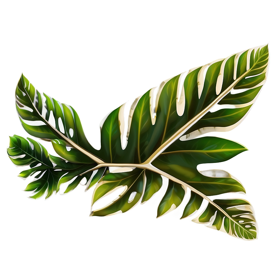 Tropical Leaf Border Png Poo