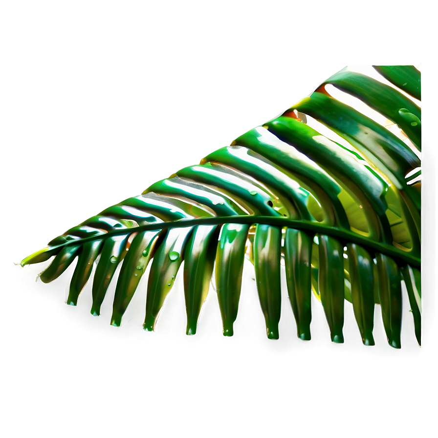 Tropical Leaf Corner Png 06122024