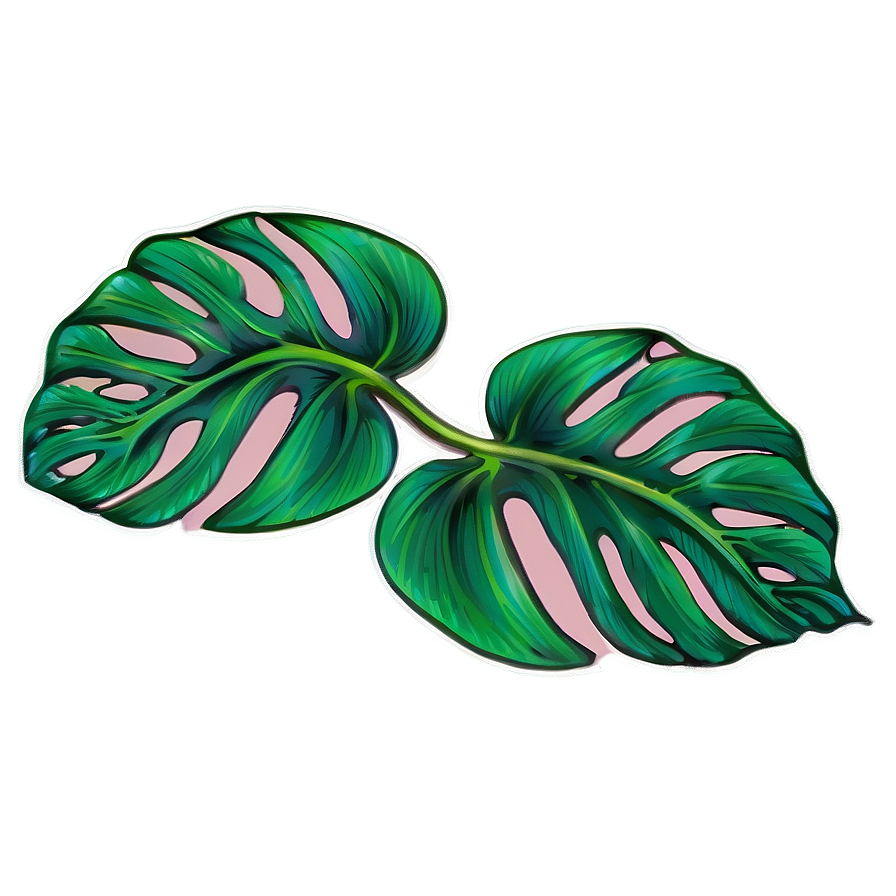 Tropical Leaf Print Png 06122024